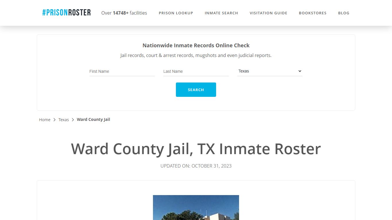 Ward County Jail, TX Inmate Roster - Prisonroster